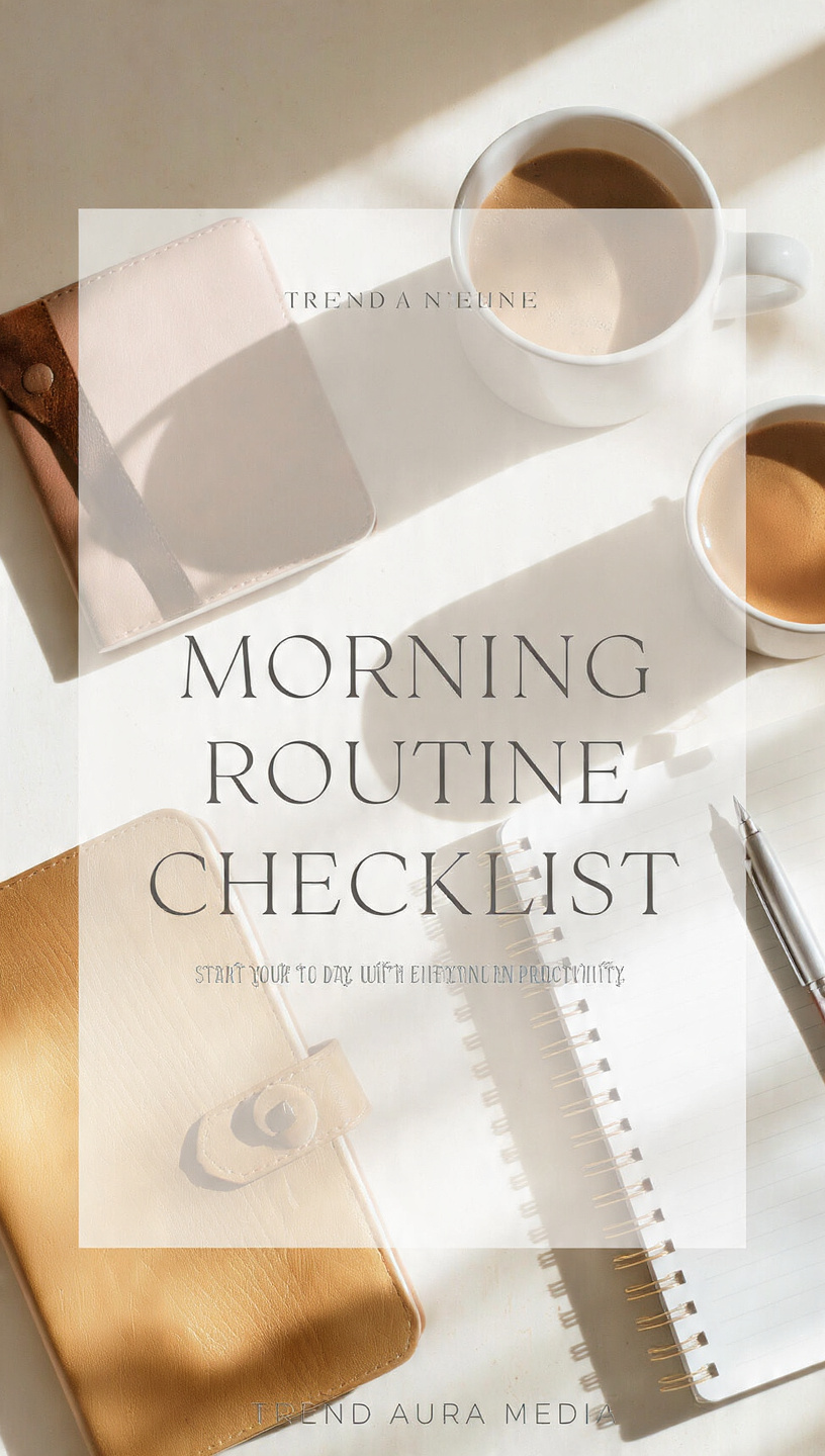 Morning Routine Checklist: Start Your Day with Energy and Productivity