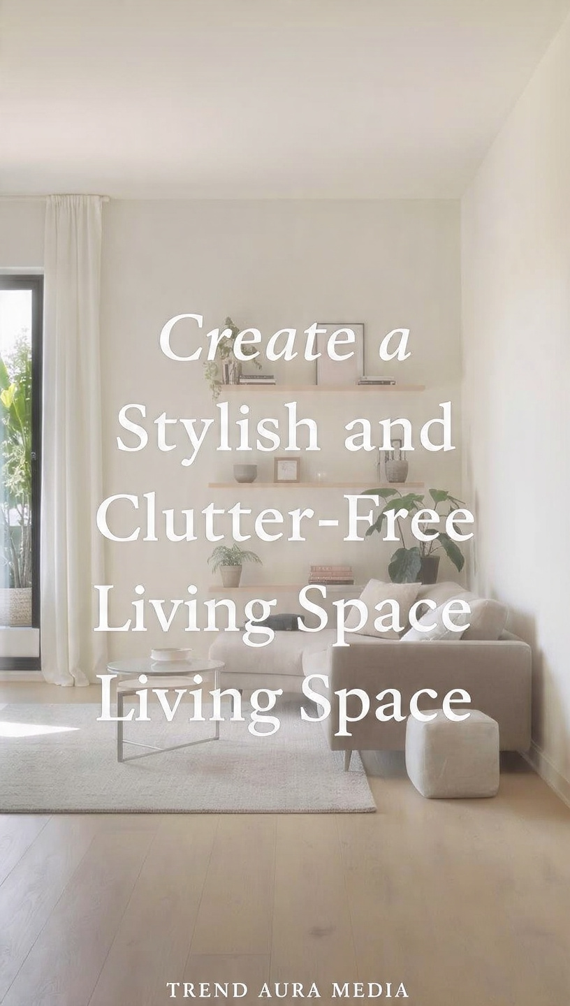 Minimalist Home Decor: Create a Stylish and Clutter-Free Living Space
